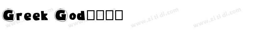 Greek God字体转换